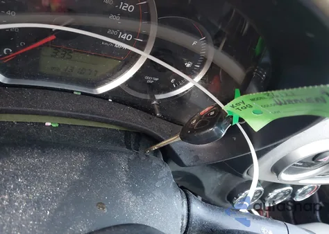 2012 Toyota Yaris Le z USA, uszkodzony, nr VIN JTDKTUD39CD539080